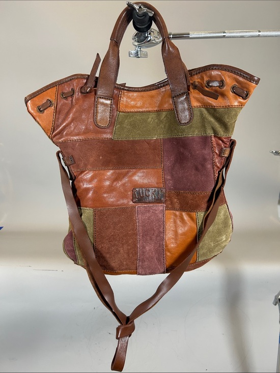 Lucky Brand Handbags - (10+) Lucky 70s Style Purse Folding Patchwork 100% Leather Small Tear Repairable